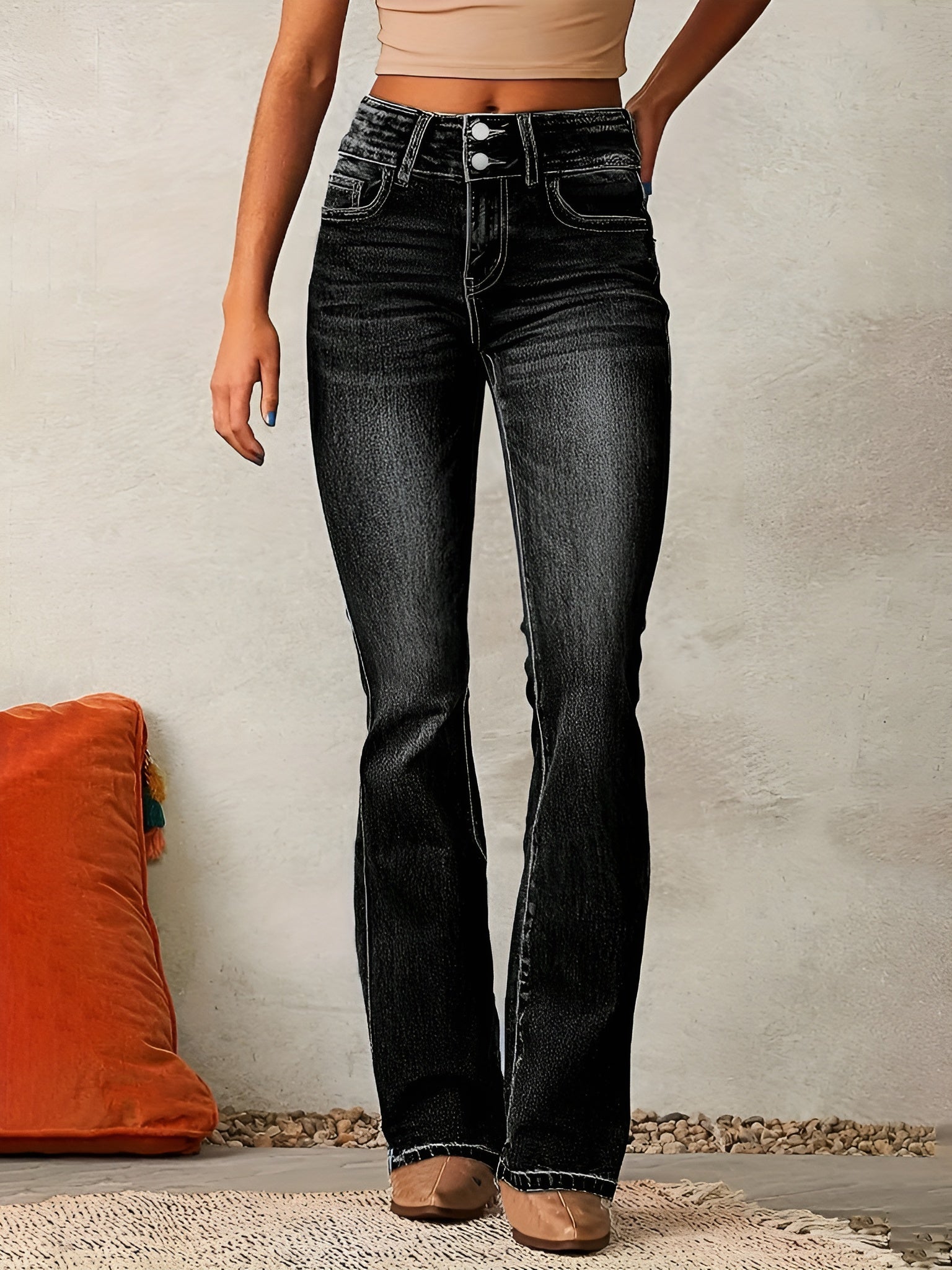 Elin™ | Høykvalitets Flared Jeans