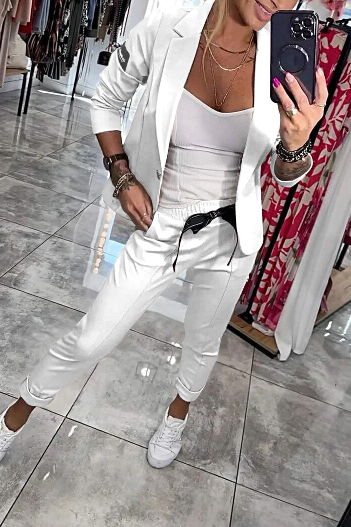 Jackie™ | Stilig Top & Bukse Sett