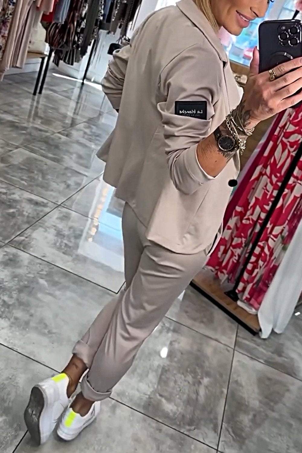Jackie™ | Stilig Top & Bukse Sett