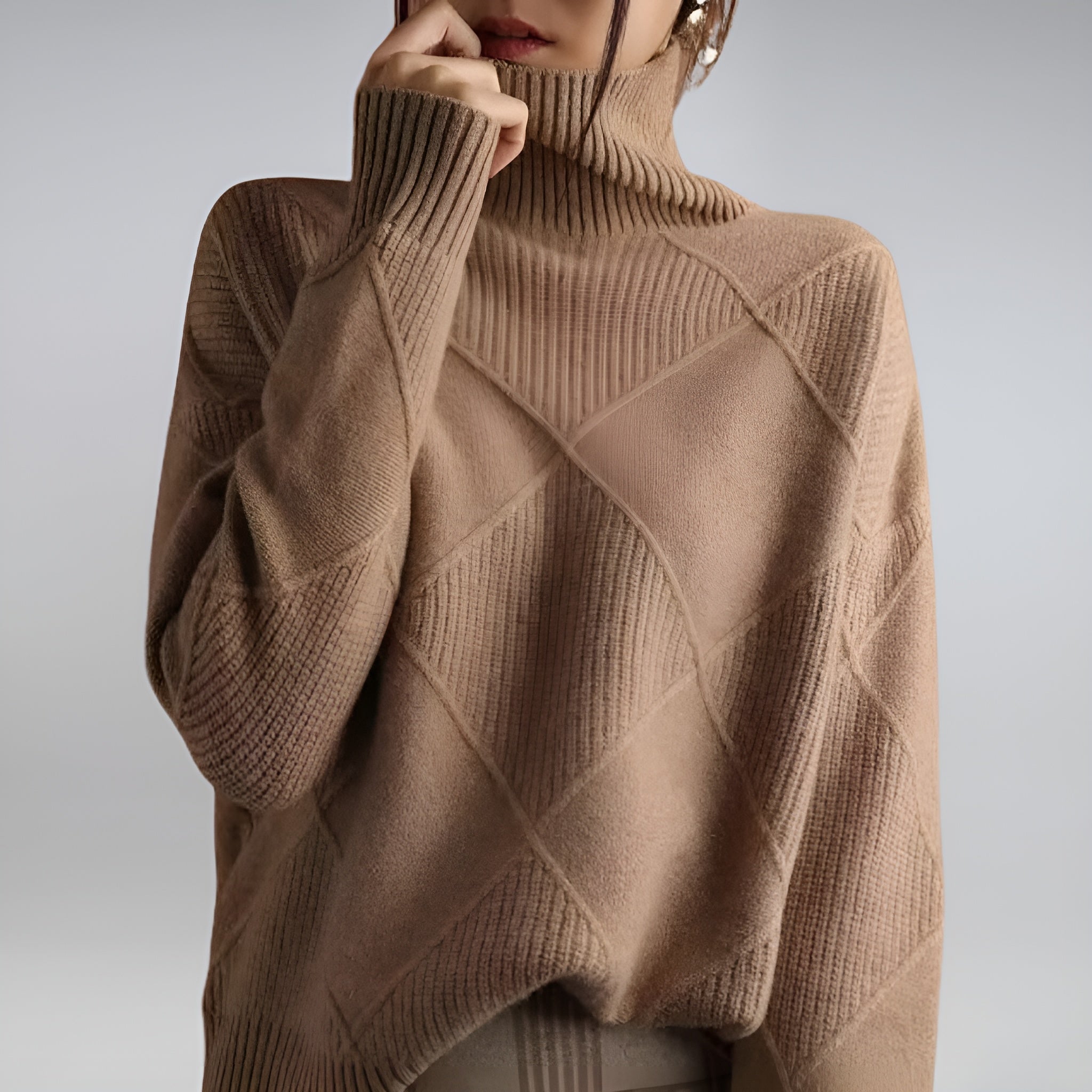 Elise™ | Elegant Strikket Pologenser med Mønster