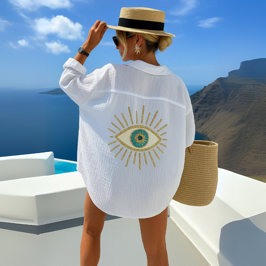 Annemiek™ | Ibiza Stil Casual Bluse
