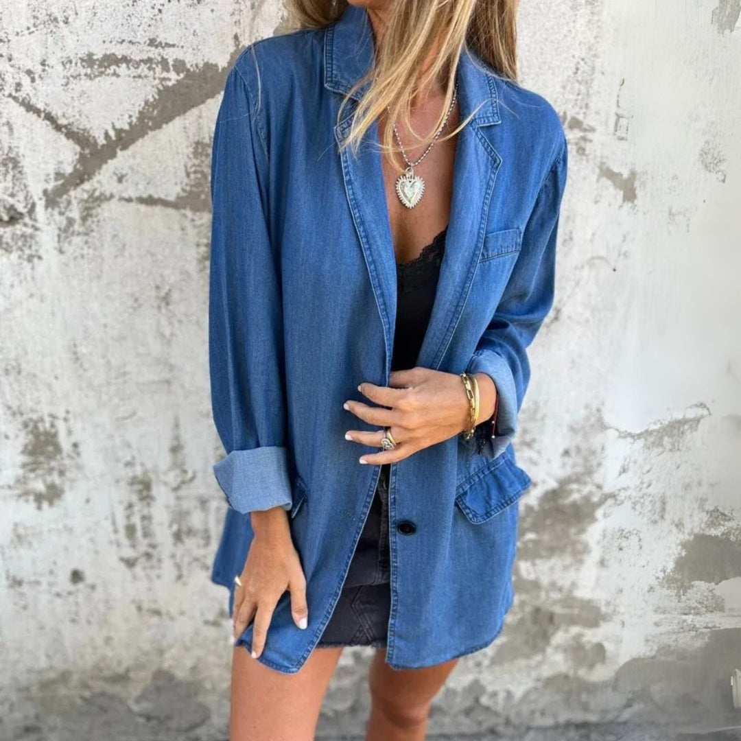 Elina™ | Denimdrømmen for kjølige dager og stilige øyeblikk