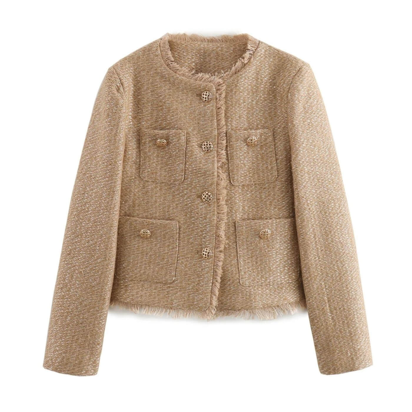 Lola | Elegant tweedjakke med knapper
