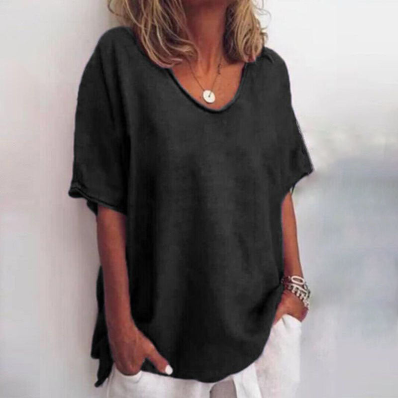 Anna™ | Komfortabel Løs Bluse