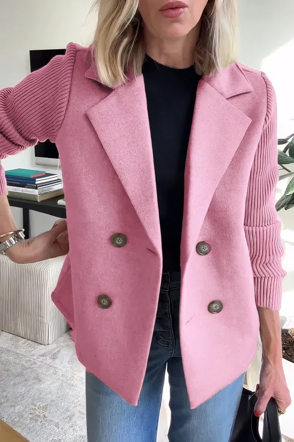 Claire Elegant Dame Blazer – Tidløs Stil og Komfort