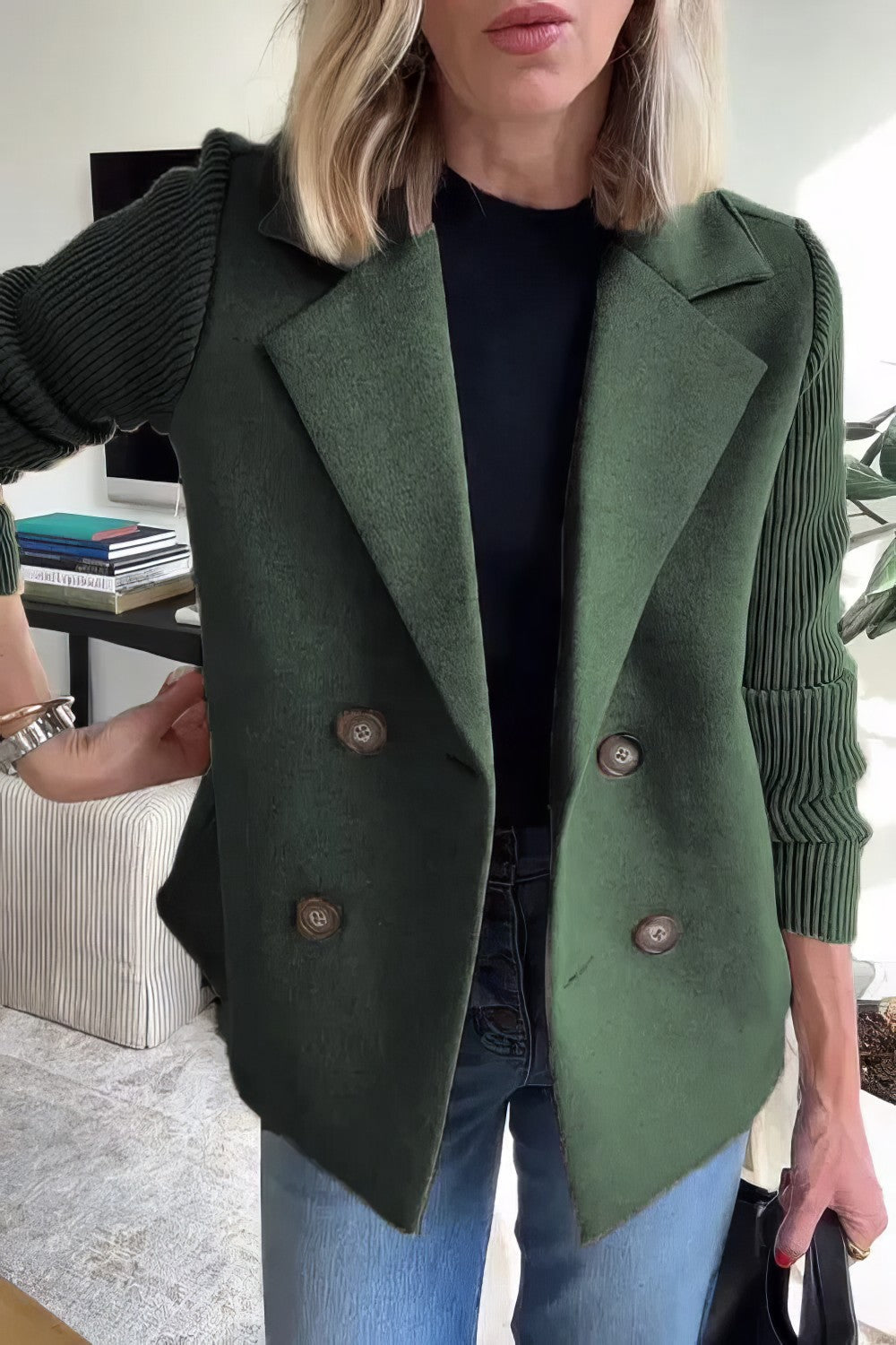 Claire Elegant Dame Blazer – Tidløs Stil og Komfort
