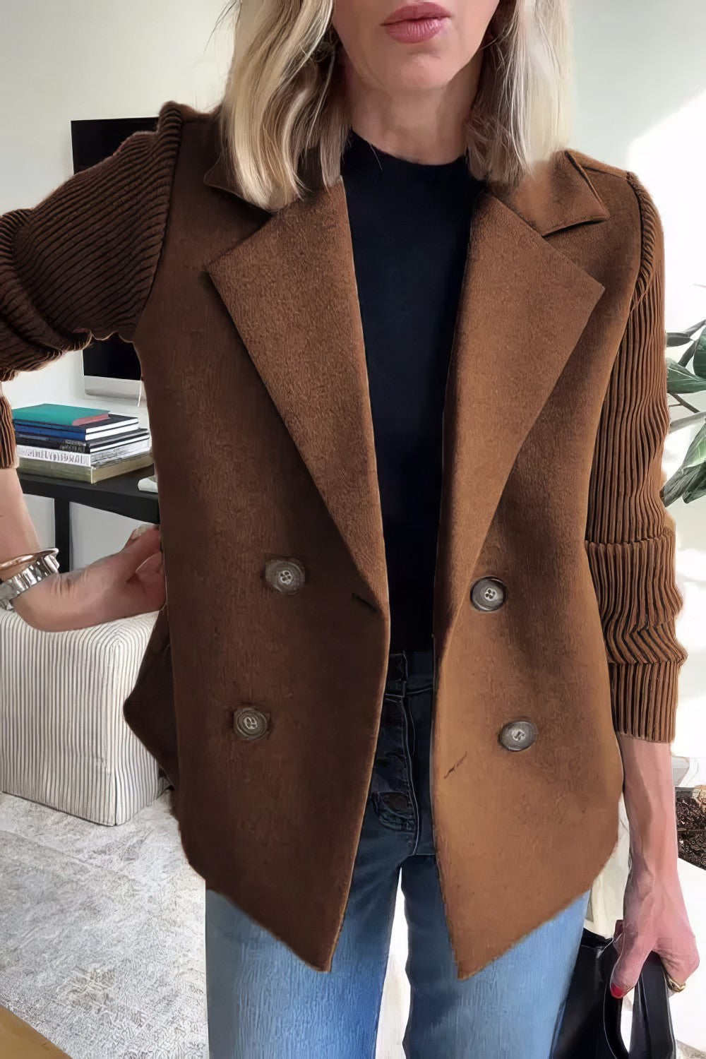 Claire Elegant Dame Blazer – Tidløs Stil og Komfort